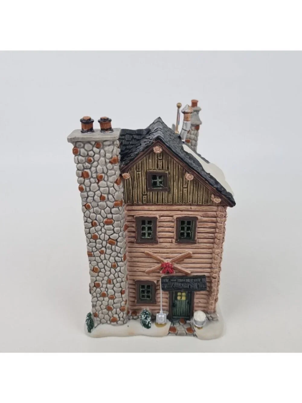 LEMAX Enchanted Forest Buckys Tradition Post-Camping 45059 Lighted Building